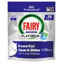 Fairy Professional Platinum Dishwasher Tablets Regular 75 capsules - Case of 1 P&G Professional