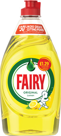Fairy Lemon Washing Up Liquid with LiftAction 320ML [PM £1.29 ] Case of 10 Fairy