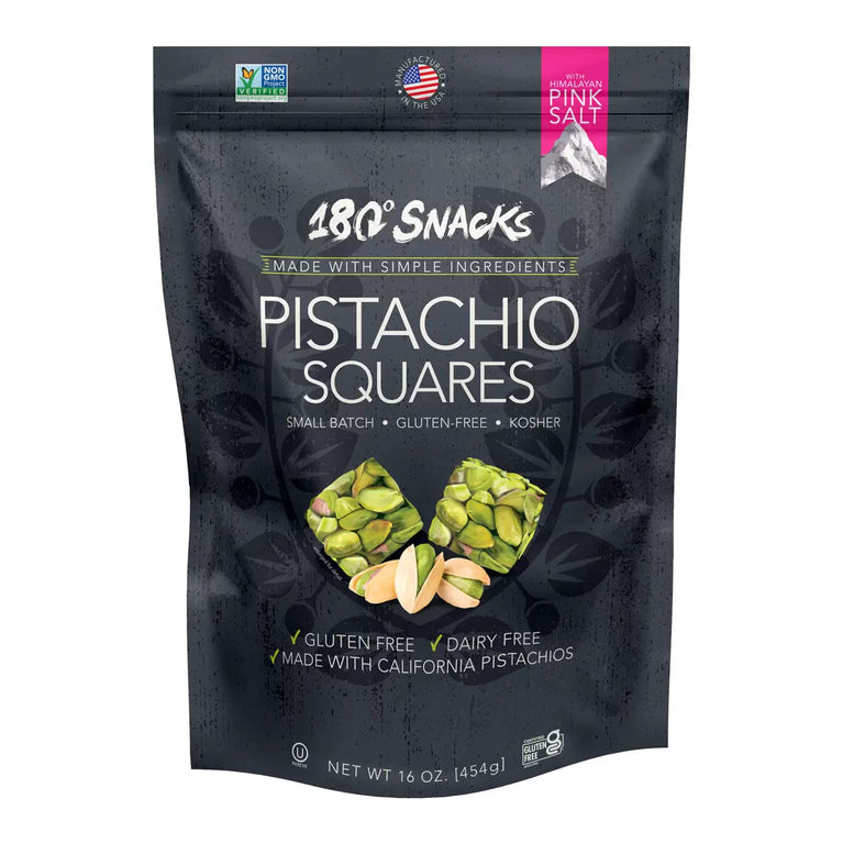 180° Snacks Pistachio Squares, 454g 180° Snacks