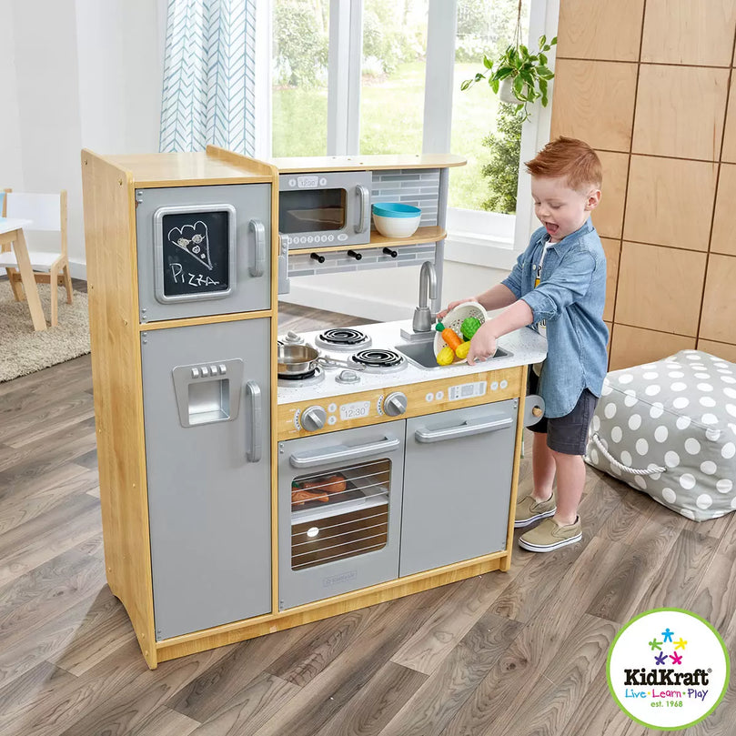 KidKraft Uptown Natural Wooden Play Kitchen - Model 53298 (3+ Years) KidKraft