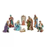 3ft (104cm) Outdoor 9 Piece Nativity Set Christmas