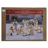 3ft (104cm) Outdoor 9 Piece Nativity Set Christmas