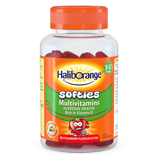 HalibOrange Softies Strawberry Multivitamins, 3 x 60 Count HalibOrange