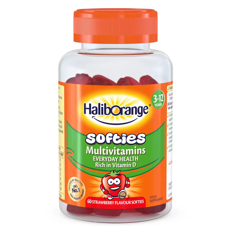 HalibOrange Softies Strawberry Multivitamins, 3 x 60 Count HalibOrange