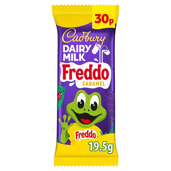 Cadbury Dairy Milk Freddo Caramel Chocolate Bar 30p PMP 19.5g, Case of 60