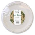 Jena Eco 50 Compostable 26cm Bagasse Plates (Save £5.50)(until 10/09/2024) Eco