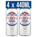 Peroni Nastro Azzurro 4 x 440ml (Case of 6) Peroni