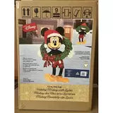 48 Inch (121cm) Holiday Mickey Wreath with LED Lights Christmas