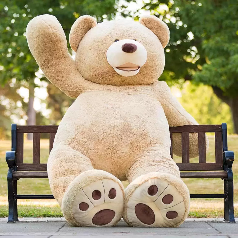 Hugfun 93" (236cm) Plush Sitting Bear (3+ Years) Hugfun