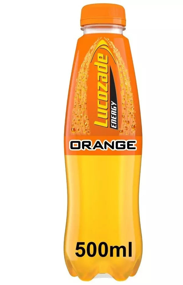 Lucozade Energy Drink Orange 500ml x 24 Lucozade