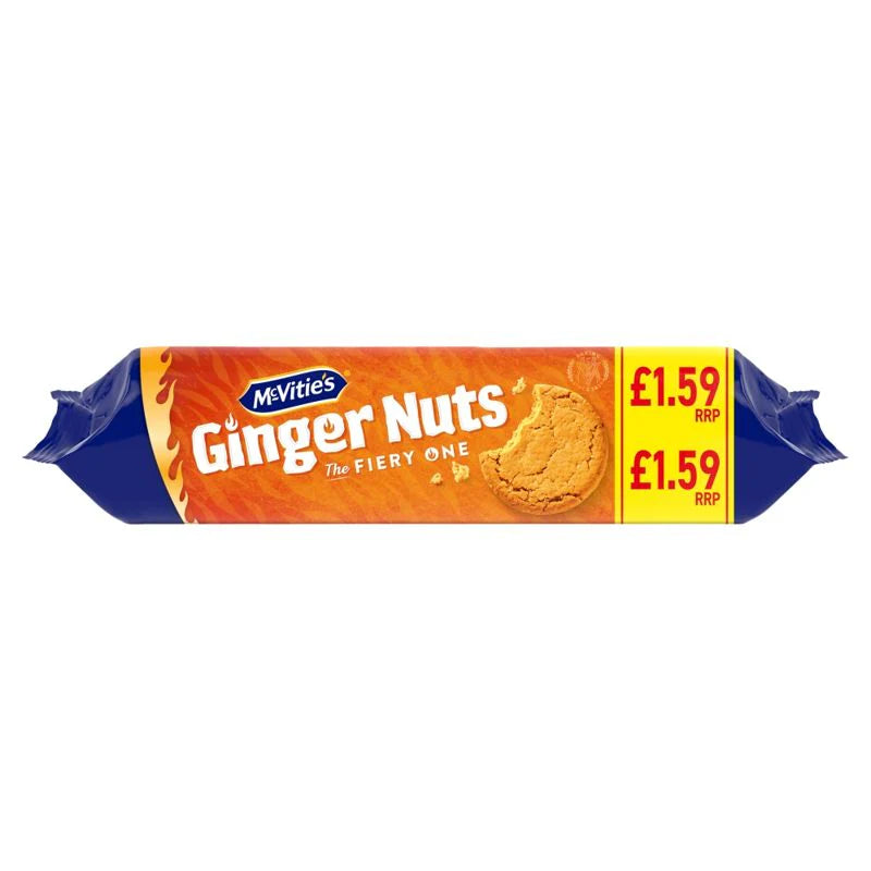 McVitie's Ginger Nuts Biscuits 250g PMP £1.59 Case of 12 McVitie's