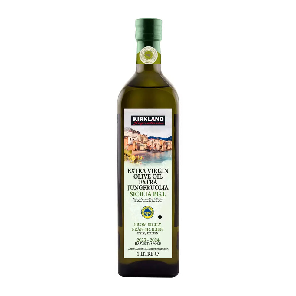 Kirkland Signature Extra Virgin Sicilia Olive Oil, 1L Kirkland Signature