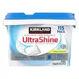 Kirkland Signature Ultra Shine Dishwasher Pacs, 115 Count Kirkland Signature