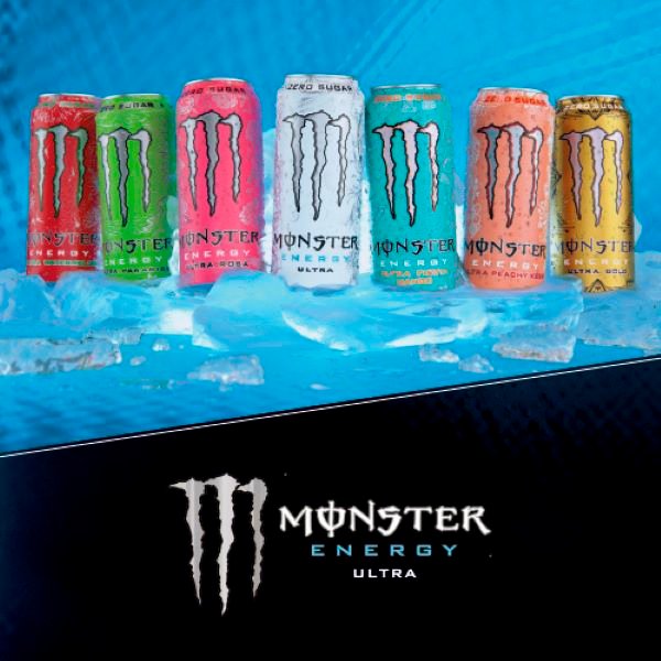 Monster Ultra Fiesta Mango Energy Drink 500ml PM £1.65 (Case of 12)