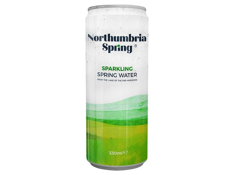 Northumbria Spring Sparkling Spring Water 330ml x 12 Northumbria