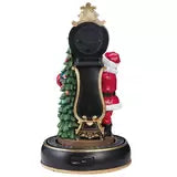 1.6ft (0.49m) Winter Scene Clock with Music Christmas