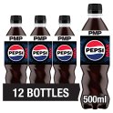 Pepsi Max No Sugar Cola PMP Bottle 500ml [PM £1.35] (Case of 12) Pepsi