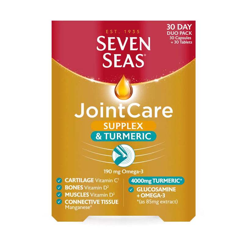 Seven Seas Joint Care Supplex and Turmeric, 2 x 60 Count Seven Seas