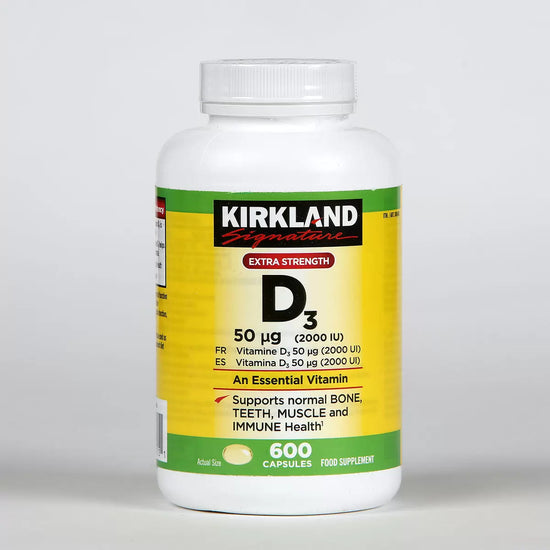 Kirkland Signature Vitamin D3 2000IU, 600 Count Kirkland Signature