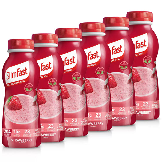 Slimfast Strawberry Shakes, 6 x 325ml Slimfast