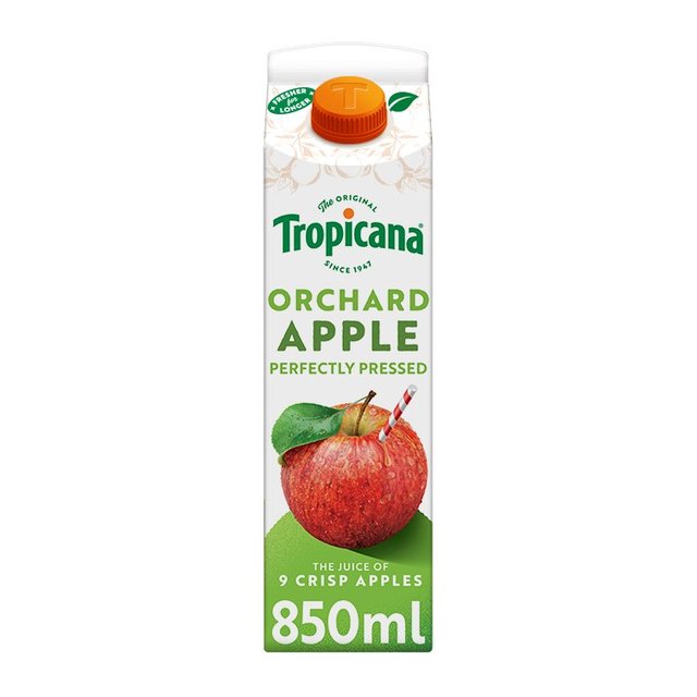 Tropicana Long Life Apple Fruit Juice 850ml (Case of 6) Tropicana