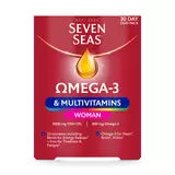 Seven Seas Omega 3 Multivitamins Woman, 2 x 60 Count Seven Seas