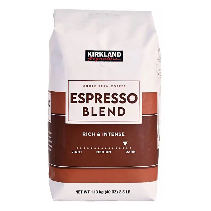 Kirkland Signature Whole Bean Coffee Espresso Blend, 1.13kg Kirkland Signature