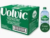 Volvic Natural Mineral Water 1L, Case of 12 Volvic