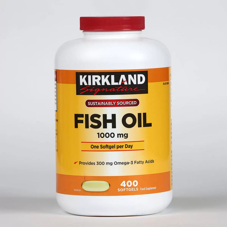 Kirkland Signature Fish Oil & Omega 3, 400 Count Kirkland Signature