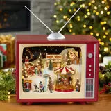 18 Inch (45cm) Animated TV with Lights and Sounds christmas