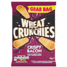 Wheat Crunchies Crispy Bacon 45g (Case of 32) Wheat Crunchies