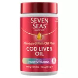 Seven Seas Cod Liver Oil Plus Multivitamins, 4 x 90 Capsules Seven Seas