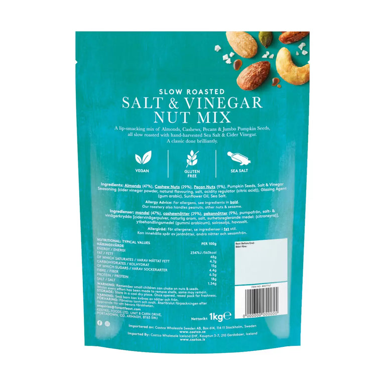 Forest Feast Salt & Vinegar Nut Mix, 1kg Forest Feast