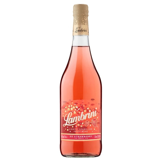 Lambrini Strawberry Lightly Sparkling Wine 75cl Lambrini