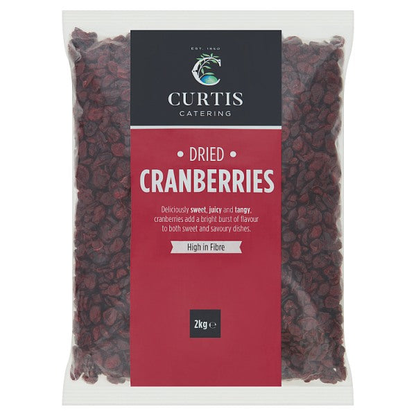 Curtis Catering Dried Cranberries 2kg Curtis Catering