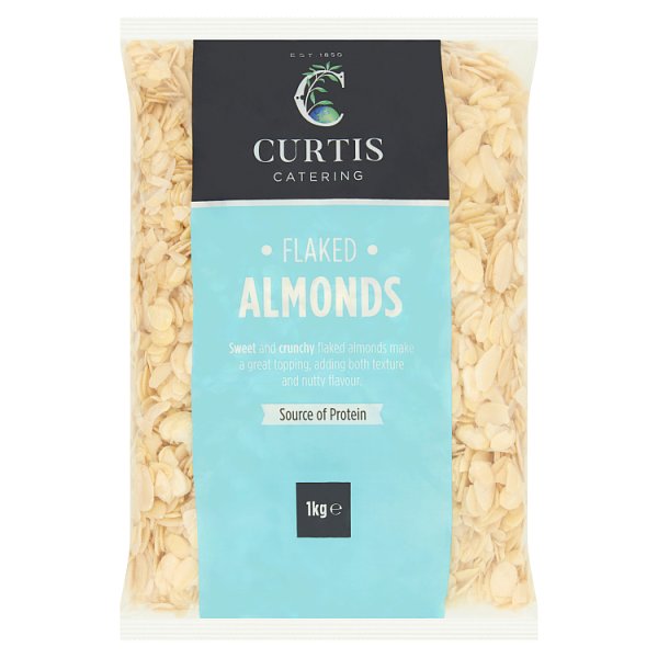 Curtis Catering Flaked Almonds 1kg, Case of 6 British Hypermarket-uk British Hypermarket-uk