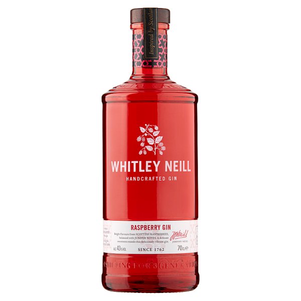 Whitley Neill Raspberry Gin 70cl Whitley Neill