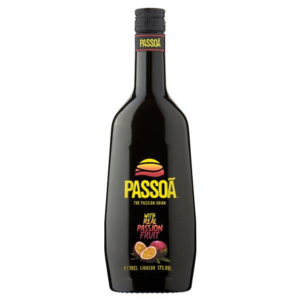 Passoa Passion Fruit Liqueur 70cl, Case of 6 Passoa