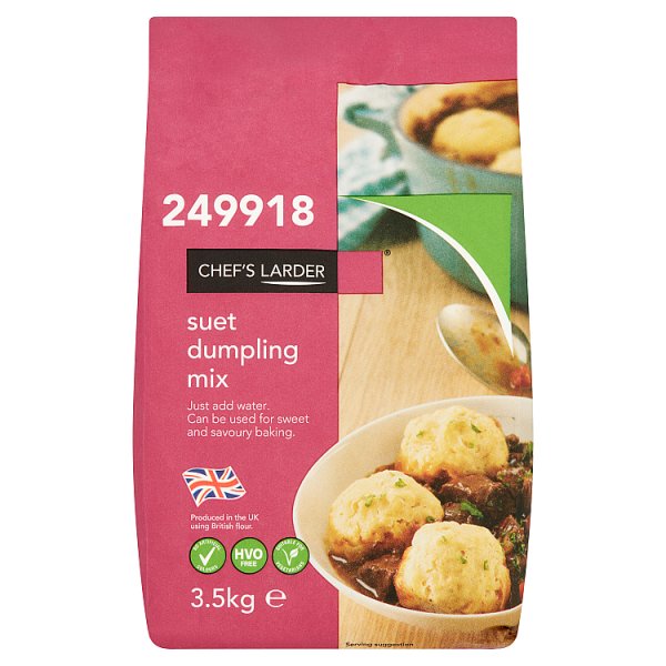 Chef's Larder Suet Dumpling Mix 3.5kg, Chef's Larder