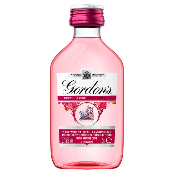 Gordon's Premium Pink Distilled Gin 5cl, Case of 12 Gordon'S