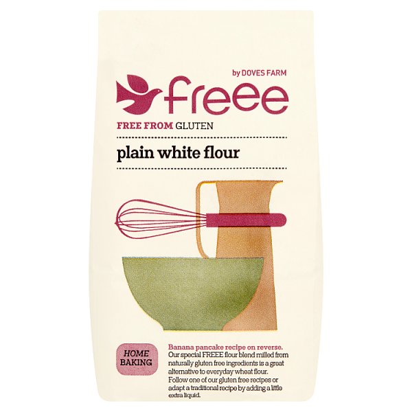 Doves Farm Gltn/Fr Plain Flour 1kg, Case of 5 Doves Farm