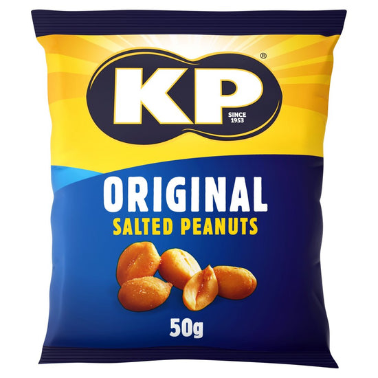 KP Original Salted Peanuts 50g [21 for 18 ], Case of 21 Kp