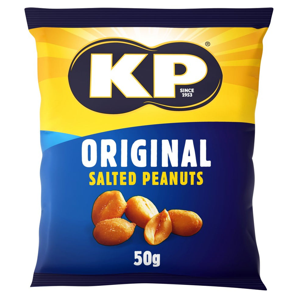 KP Original Salted Peanuts 50g [21 for 18 ], Case of 21 Kp