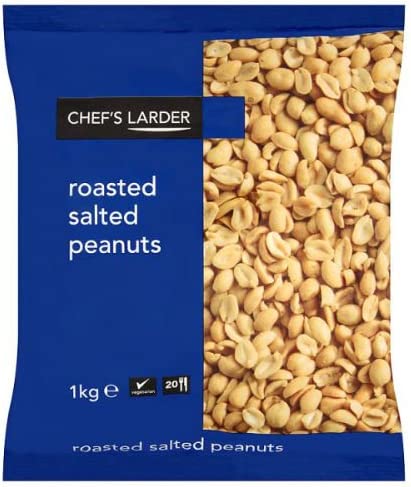 Chef's Larder Roasted Salted Peanuts 1kg, Case of 6 Chef's Larder