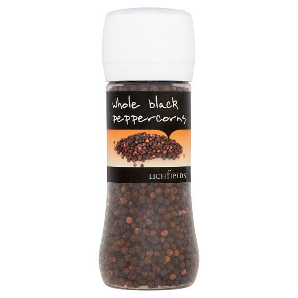 Lichfields Whole Black Peppercorns 200g, Case of 6 Lichfields