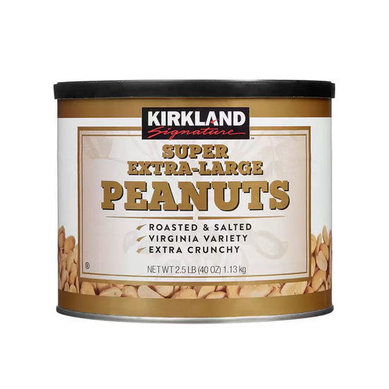 Kirkland Signature Super Extra-Large Roasted & Salted Peanuts, 1.13kg Kirkland Signature