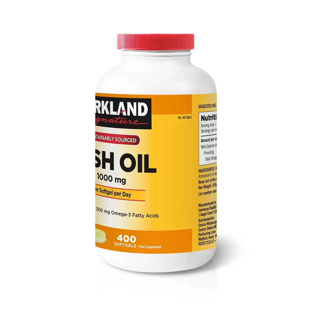 Kirkland signature omega 2025 3 fish oil 1000mg