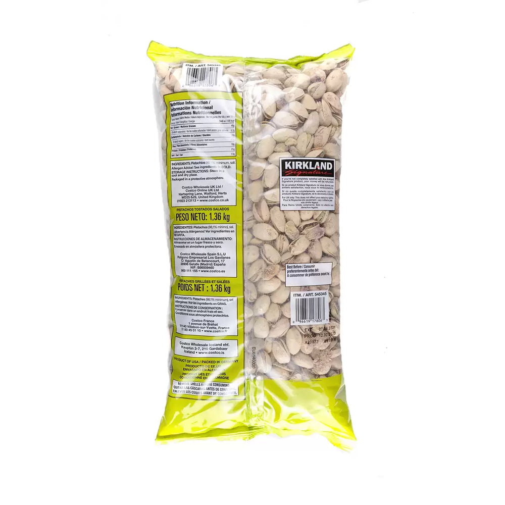 Kirkland Signature Pistachios, 1.36kg Kirkland Signature