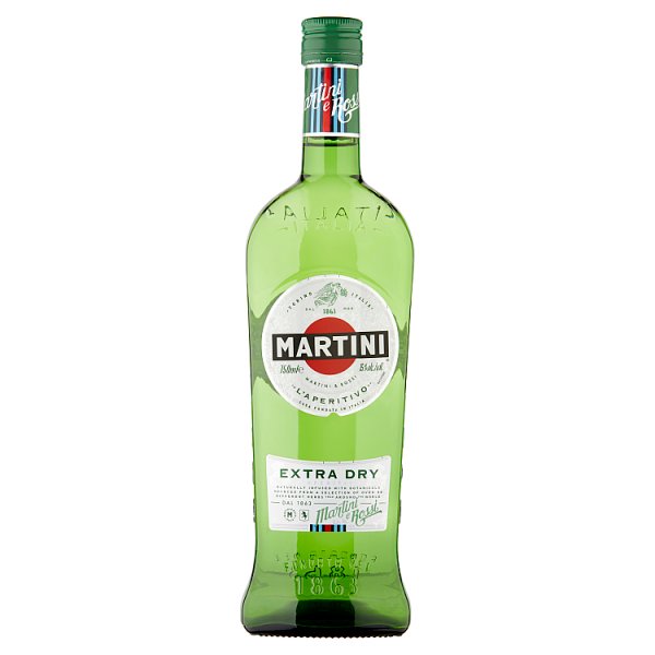 Martini Extra Dry Vermouth 750ml, Case of 6 Martini