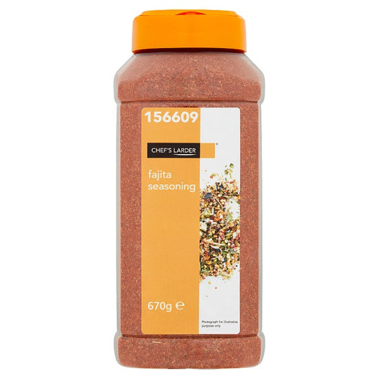 Chef's Larder Fajita Seasoning 670g, Case of 6 Chef's Larder